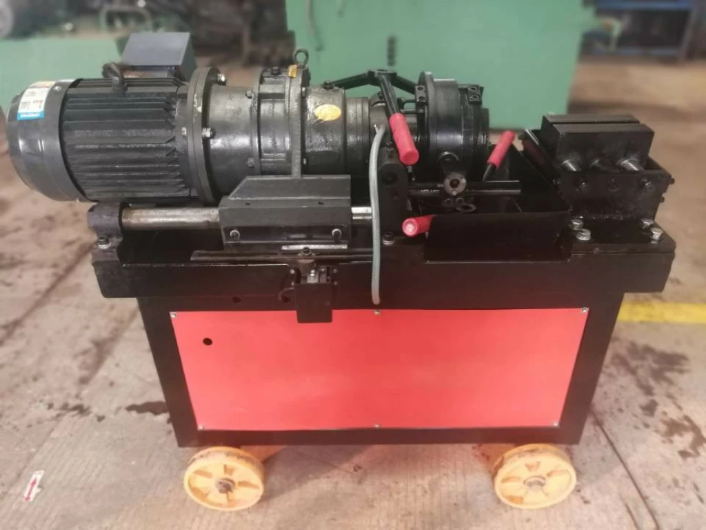 Taper thread Machine for taper thread rebar coupler