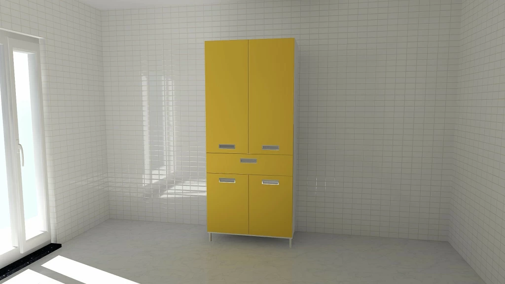 90 CM HEIGHT CABINET (Yellow)