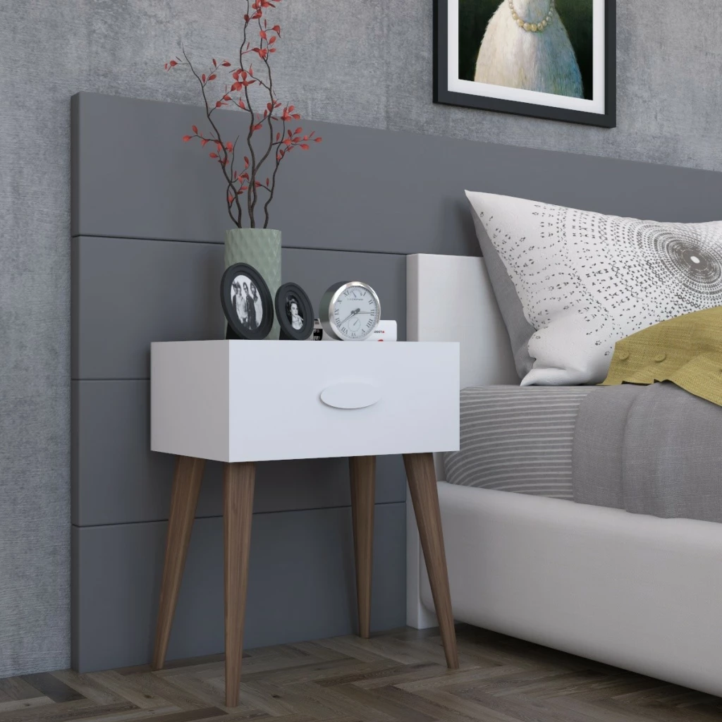 Komot Remaks Trend Nightstand - White