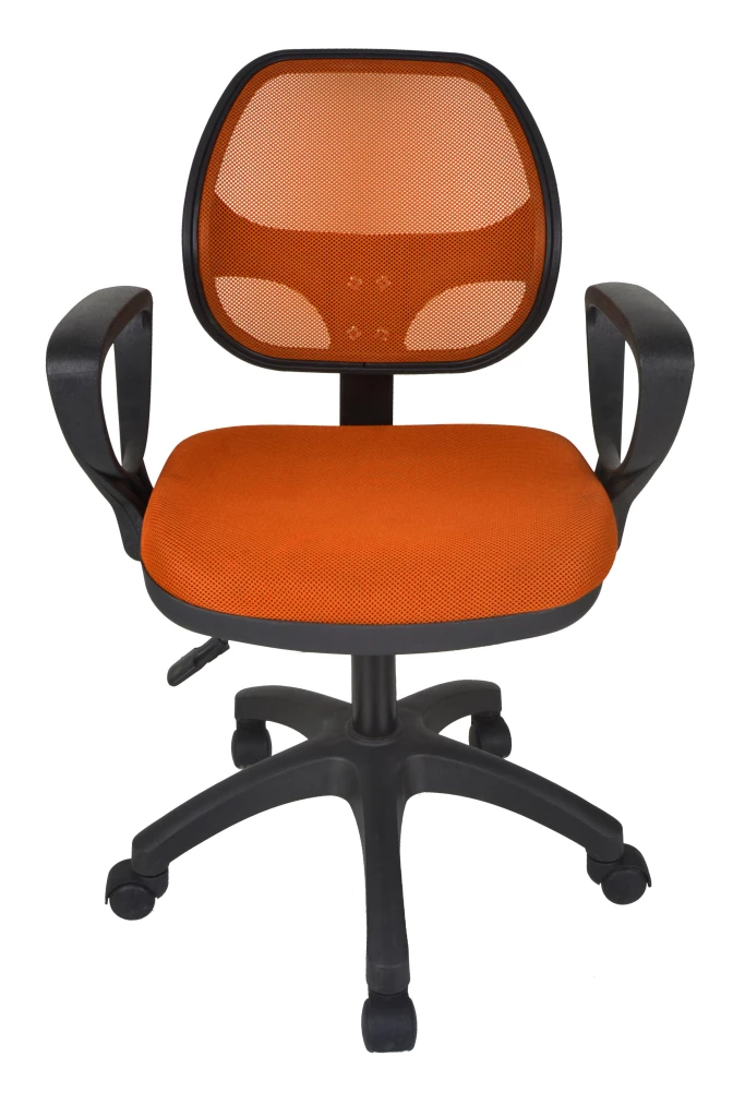 Remaks Milano Orange Mesh Office Work Chair Computer Chair - Orange