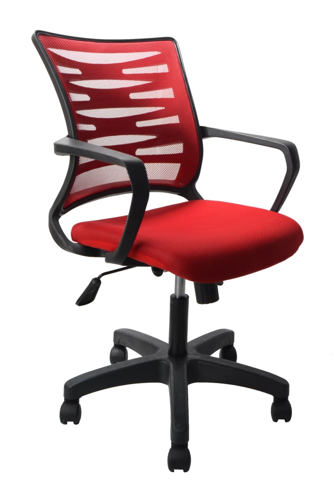 Remaks Rio Red Mesh Office Work Chair Computer Chair - Red