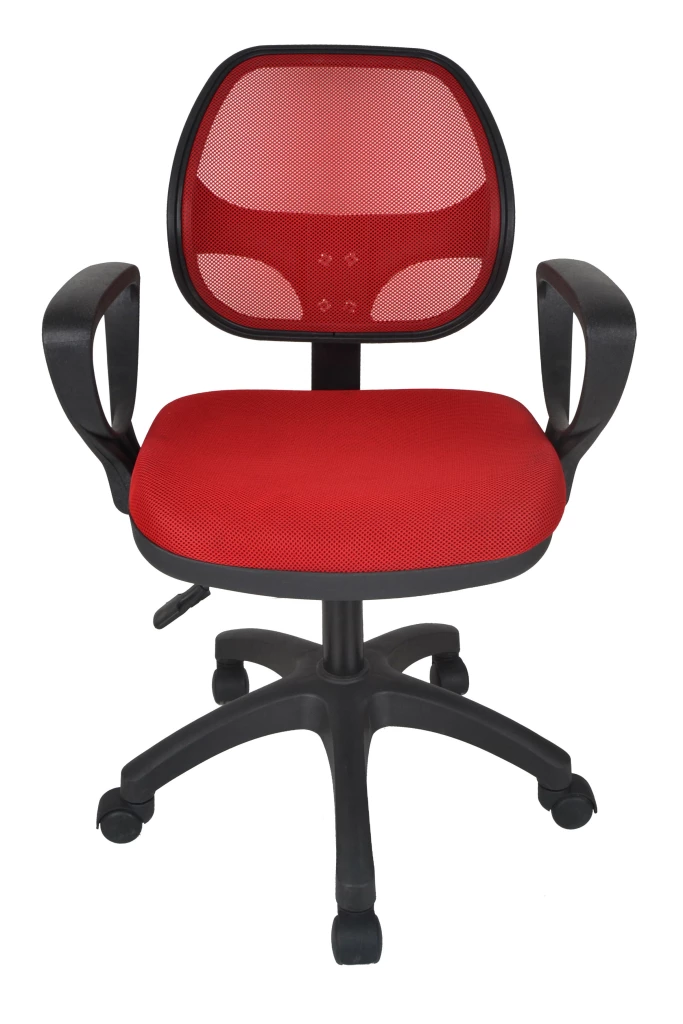 Remaks Milano Red Mesh Office Work Chair Computer Chair - Red