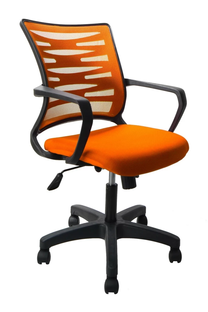 Remaks Rio Orange Mesh Office Work Chair Computer Chair - Orange