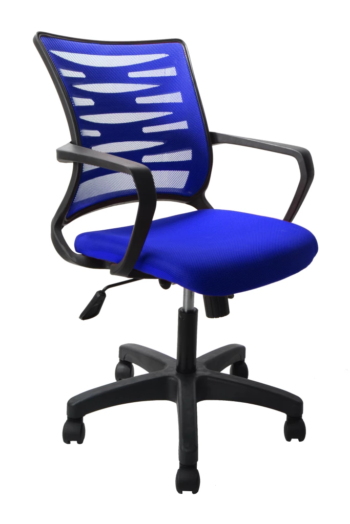 Remaks Rio Blue Mesh Office Work Chair Computer Chair - Blue