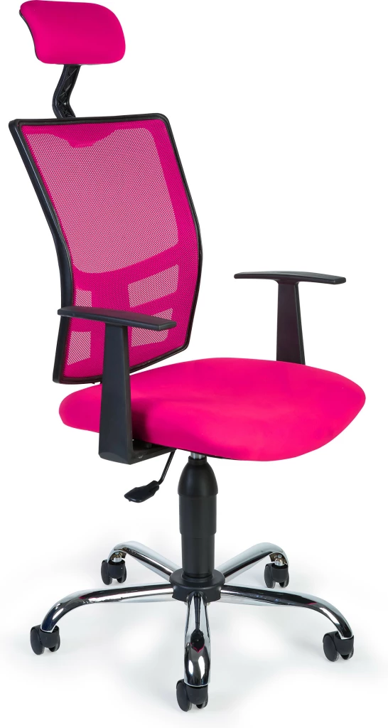 Remaks Seoul Gaming Chair Computer Chair Office Chair Chrome Legs- Pink SEUL10