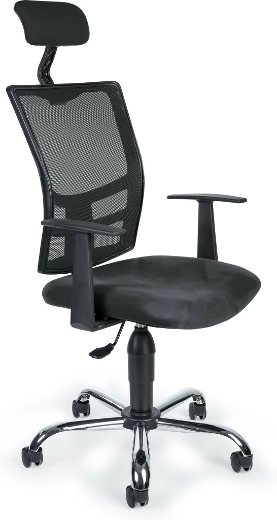 Remaks Seoul Gaming Chair Computer Chair Office Chair Chrome Legs - Black SEUL10