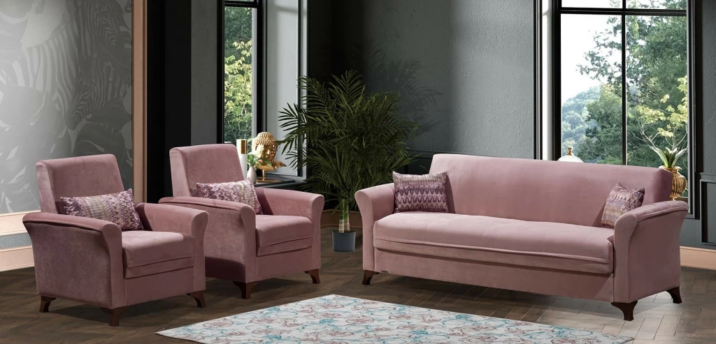 LIVING ROOM COLLECTION Buket Sofa Set 33B