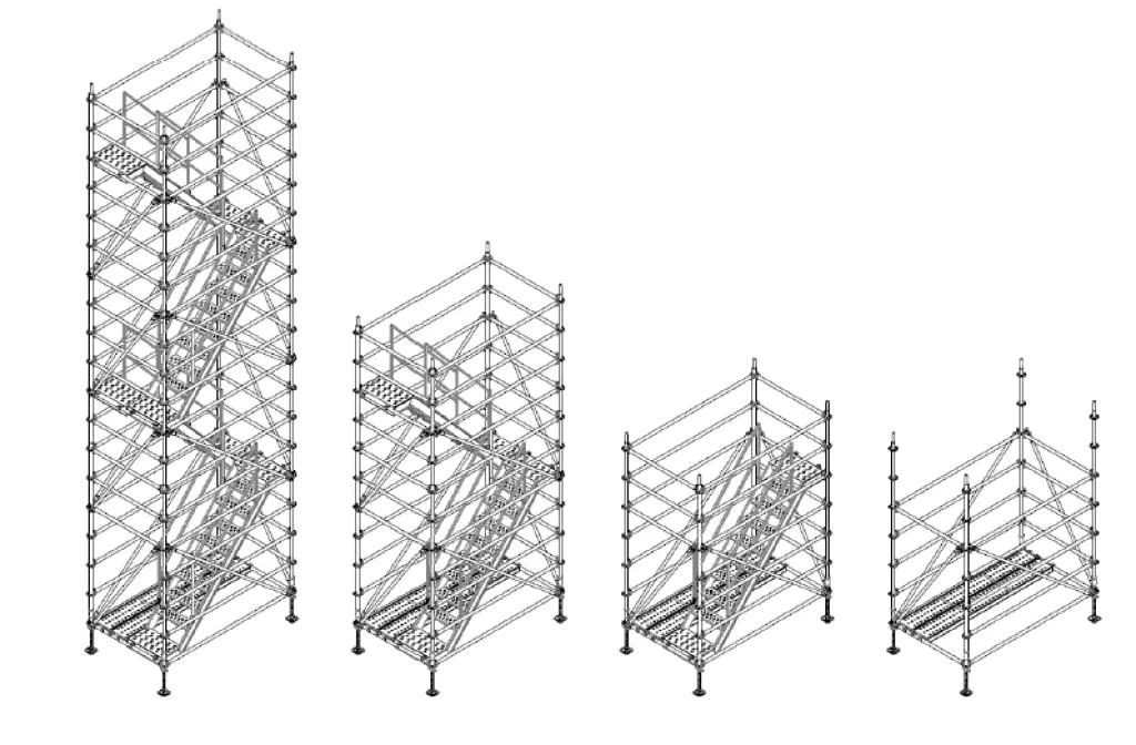 TOWER STAIR CASE SCAFFOLD SYSTEM