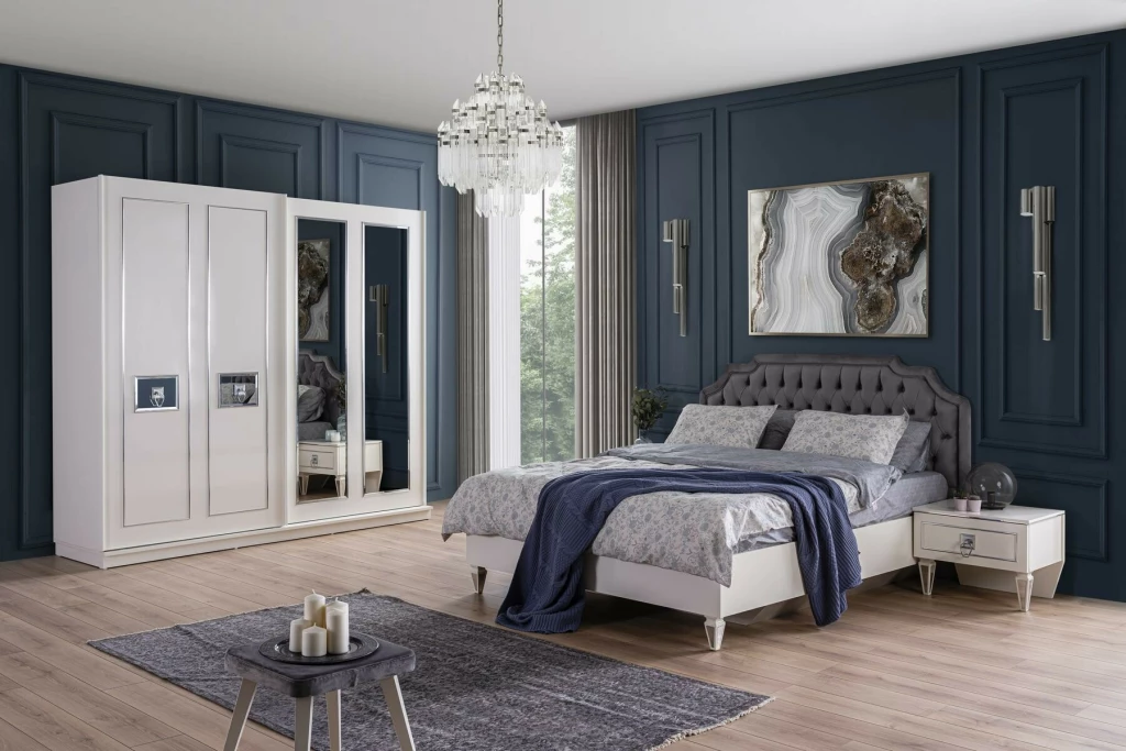 Aronya Moonstone Bedroom Set