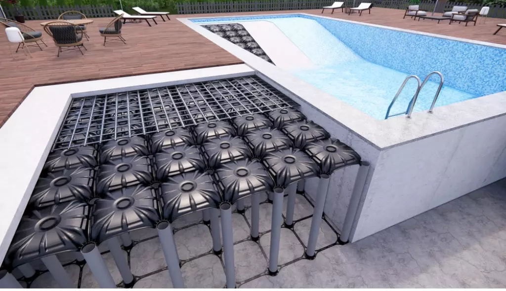 Gooplast Dome Permanent Formwork Pool and Environment Application