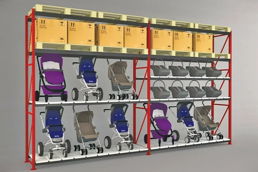 HARDWARE AND BUILDING MARKET SHELVES