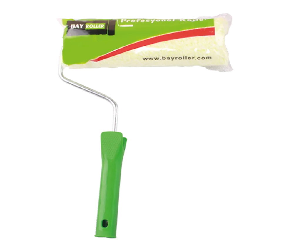 Green Interior Exterior Paint Roller