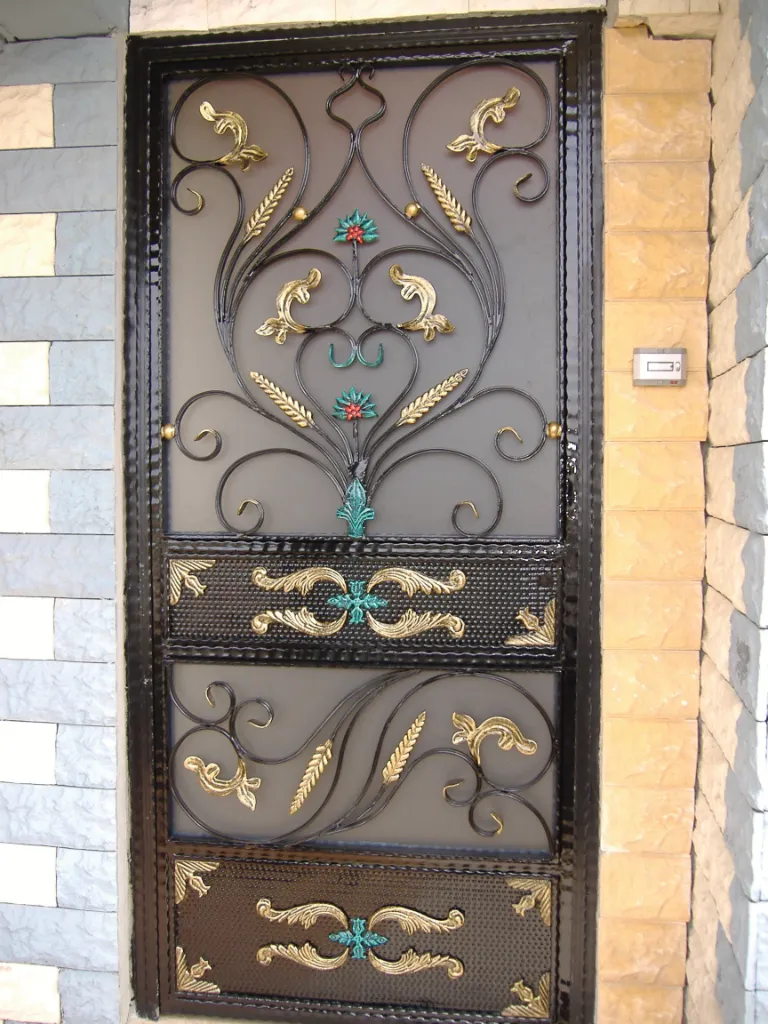 Wrought iron gates